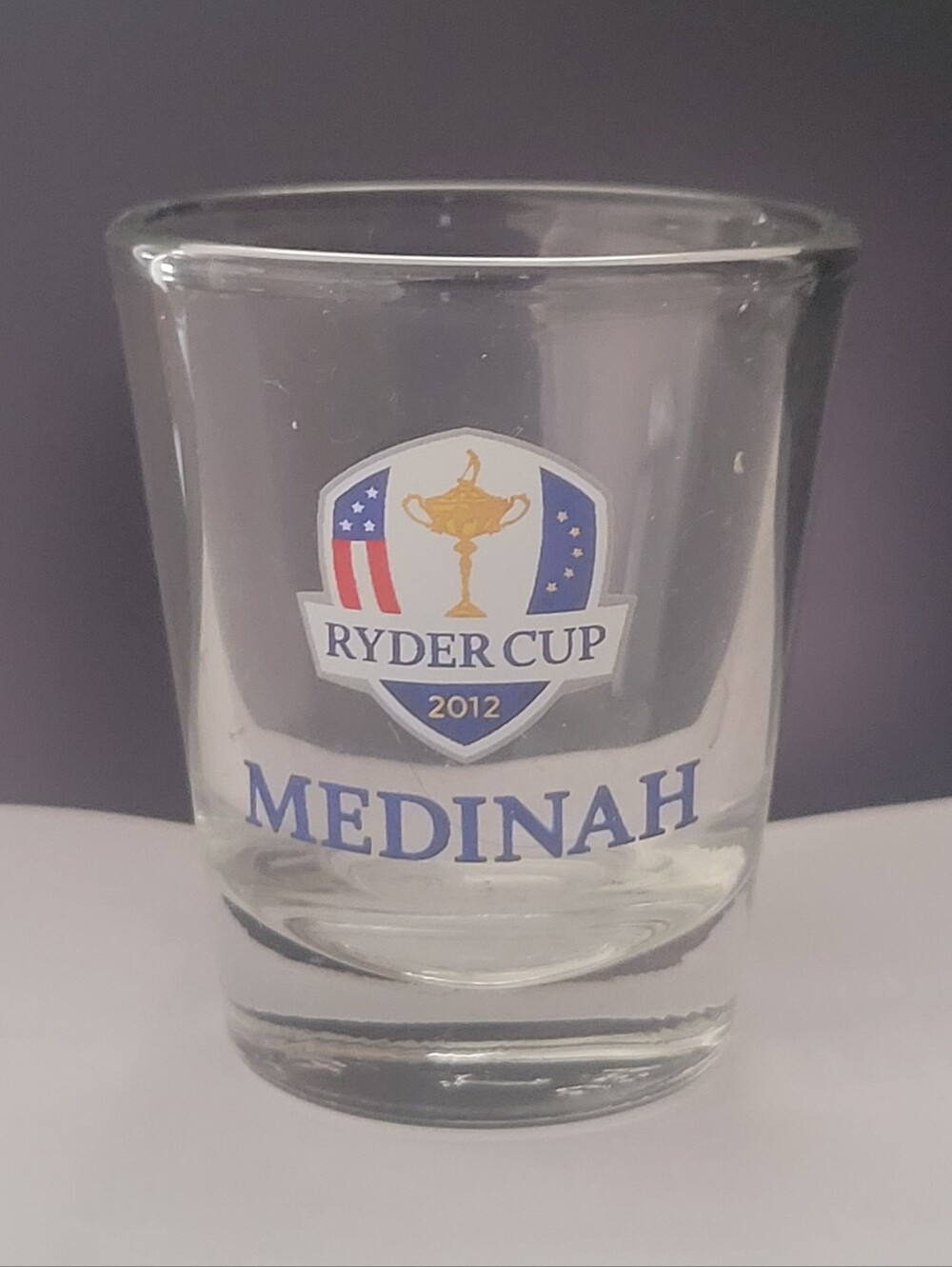 Ryder Cup Medinah 2012 Golf Souvenir Shot Glass